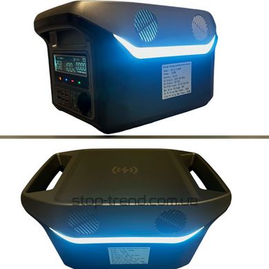 Зарядна станція 1200W, 1000Wh, 220V, 5 USB, Type-C, бездротова зарядка