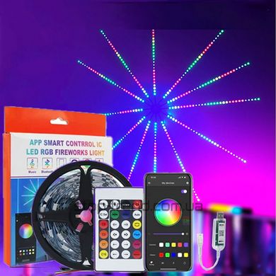 Світлодіодна стрічка RGB з ефектом феєрверку