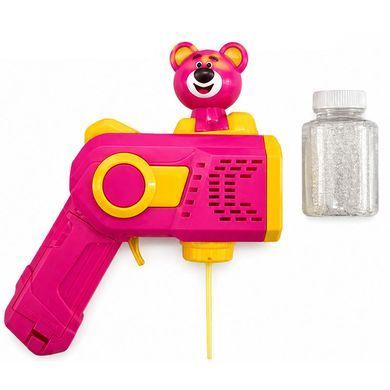 Пістолет для мильних бульбашок Bubble Gun з ведмедиком