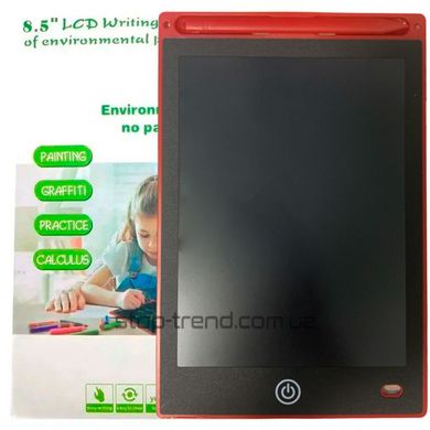 Дитячий планшет для малювання 8,5" LCD Writing Tablet Червоний