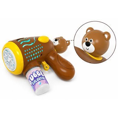 Пістолет для мильних бульбашок Bubble Gun Ведмедик