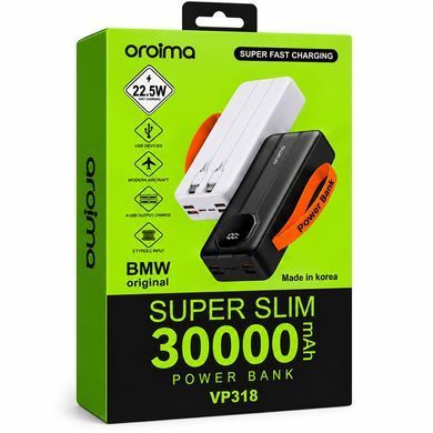 Power Bank Аroimaс VP318 30000 mAh повербанк 22.5W