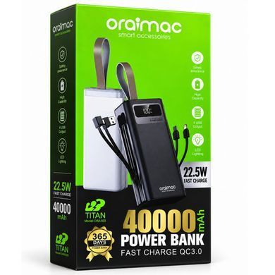 Power Bank Aroimac ORA503 40000 mAh повербанк 22.5W