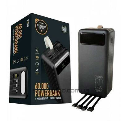 Power Bank 60000 mAh TX60 портативное зарядное устройство