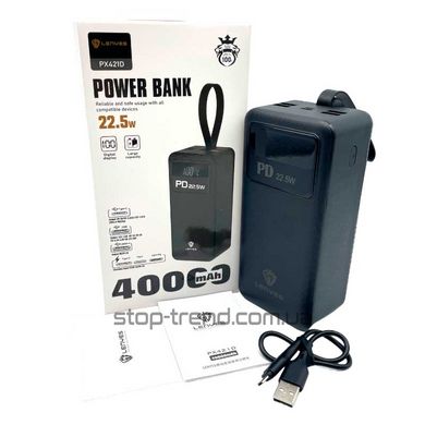 Power bank 40000 mAh LENYES PX421D повербанк 22.5W