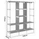 Тканинна шафа складана Storage Wardrobe 88130 см Червона
