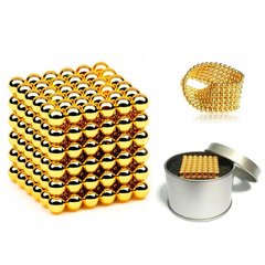 Неокуб 5 мм Золотистий магнітні кульки Neo cube