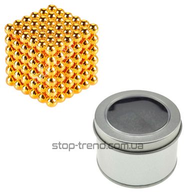 Неокуб 5 мм Золотистый магнитные шарики Neo cube