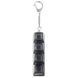Брелок-клікер антистрес 4 клавіші з LED-підсвіткою Чорний