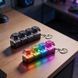 Брелок-клікер антистрес 4 клавіші з LED-підсвіткою Чорний