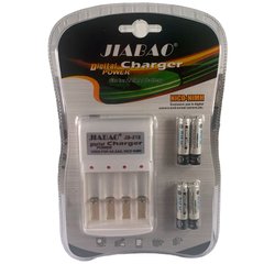 Акумуляторні батареї із зарядкою Jiabao JB-212 AAA