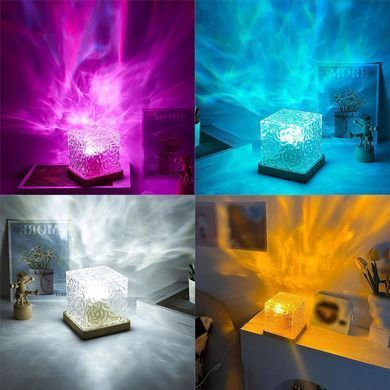 Ночник Куб с RGB подсветкой 16 цветов и пультом