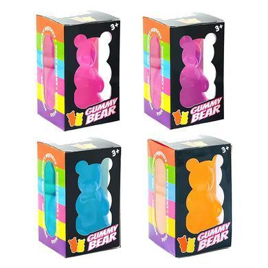 Сквіш-антистрес Gummy Bear Желейний ведмедик 9 см